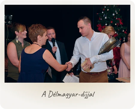 Délmagyar díjjal Papós Tamás